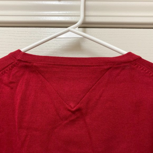 Tommy Hilfiger Crewneck Pullover Sweater XXL Chili Pepper Red NWT 100% Cotton - Picture 9 of 16